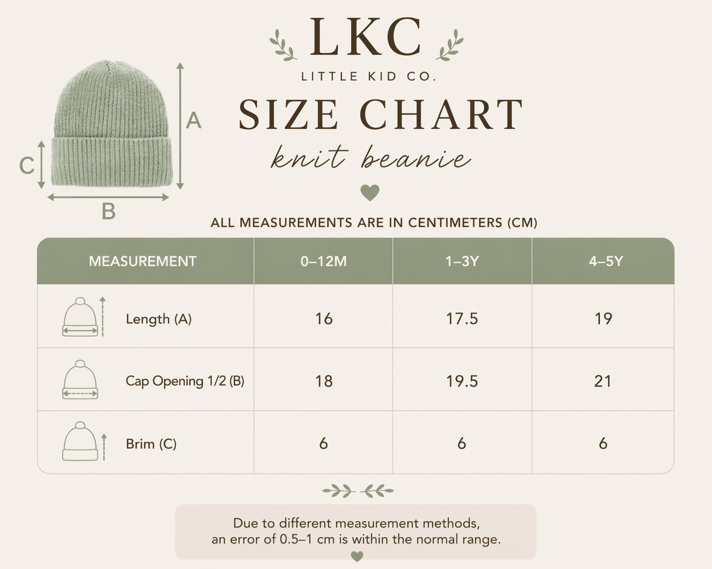 Organic Cotton Knit Beanie
