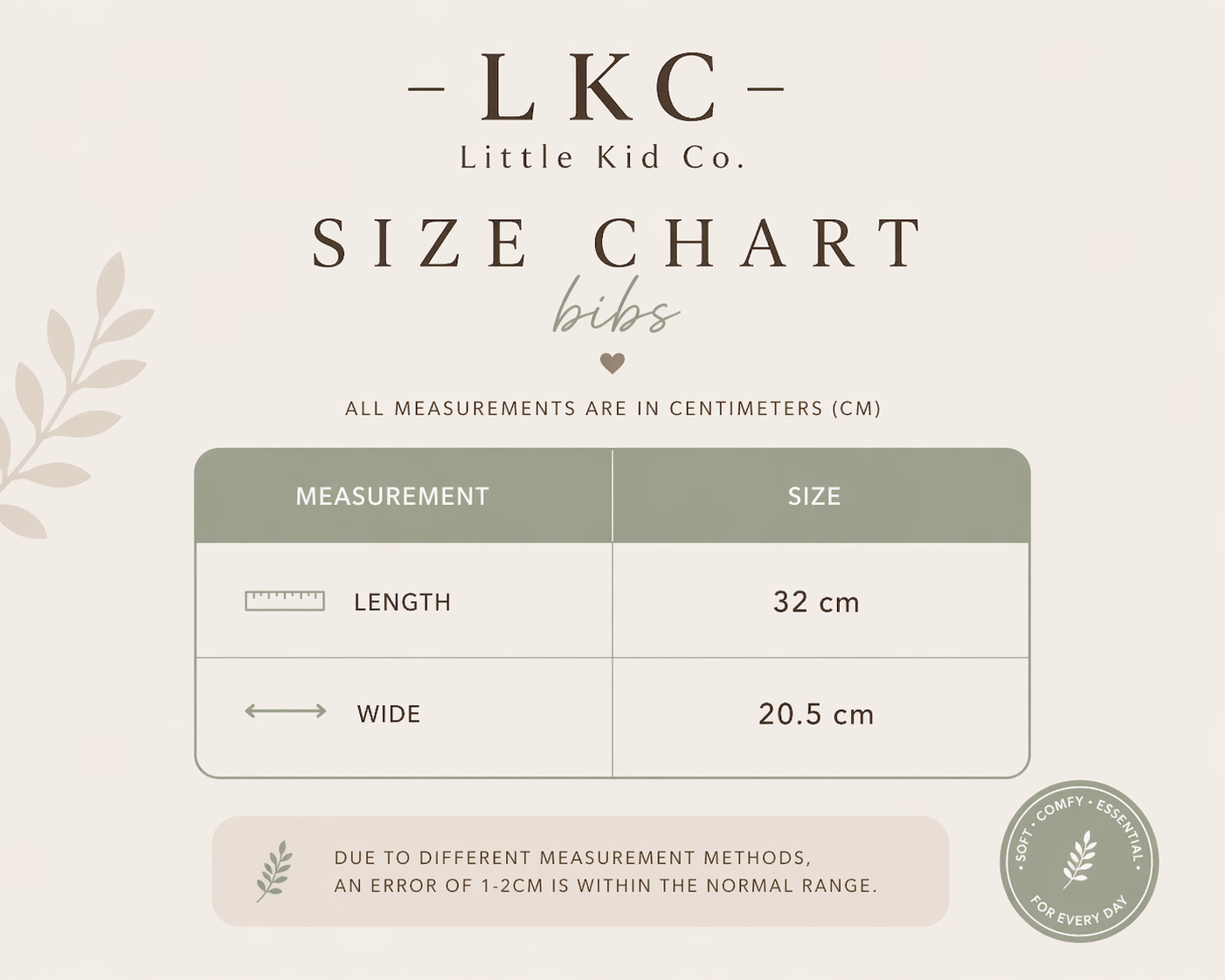 Organic Cotton Baby Bib