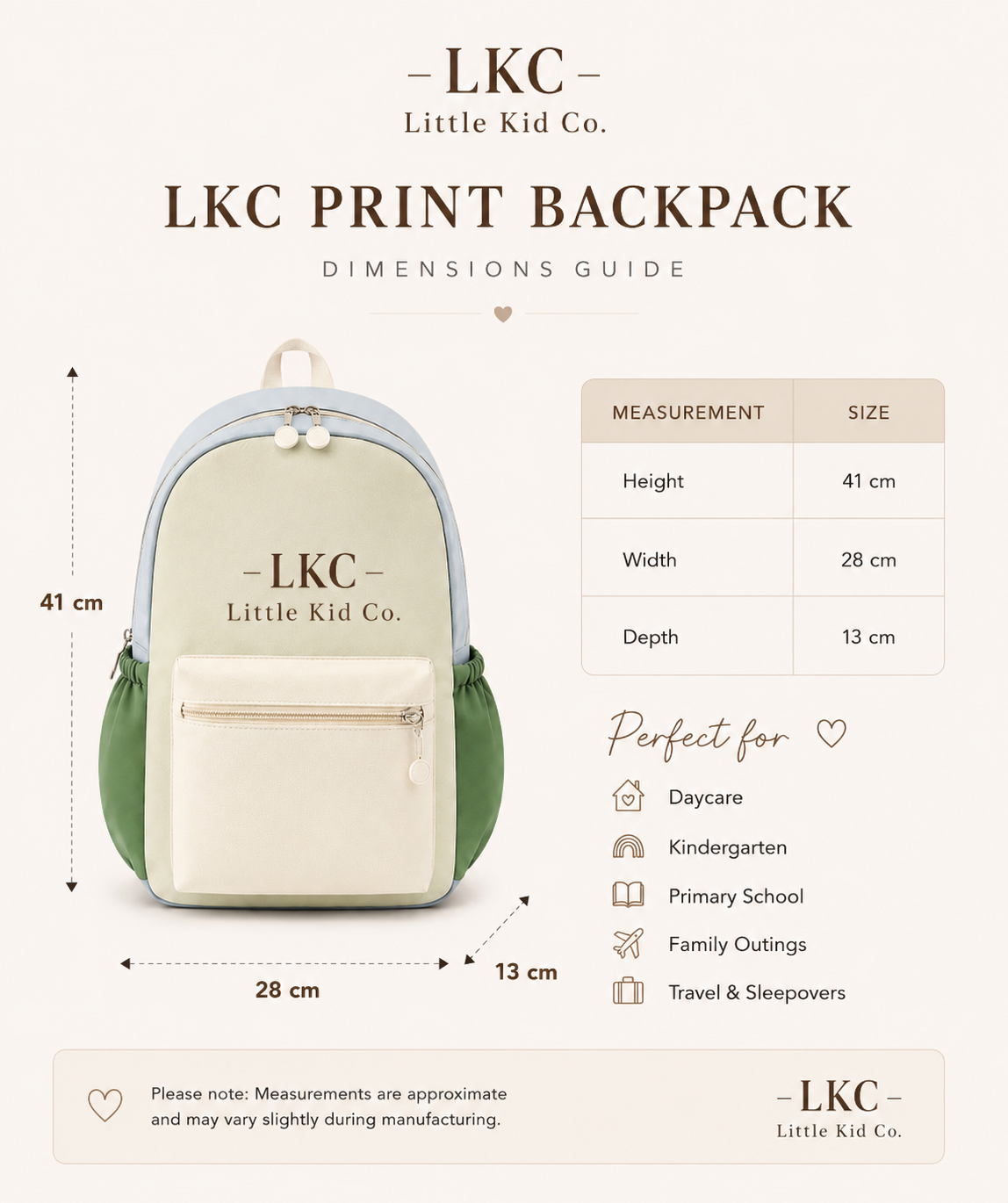 LKC Print Backpack’s