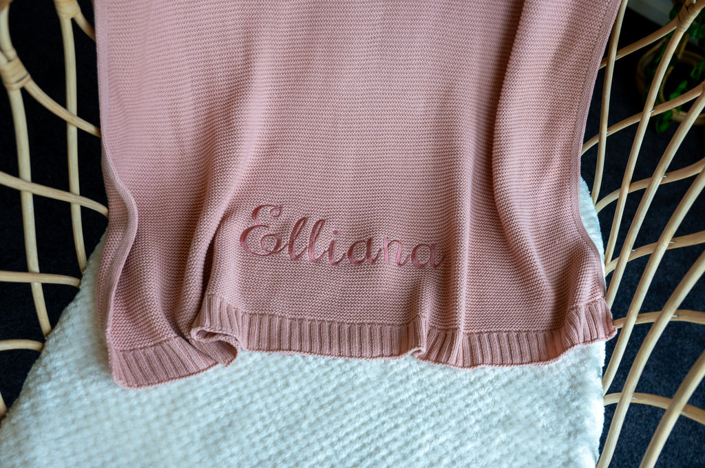 100% Cotton Personalised Blanket