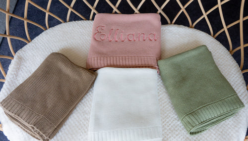 100% Cotton Personalised Blanket