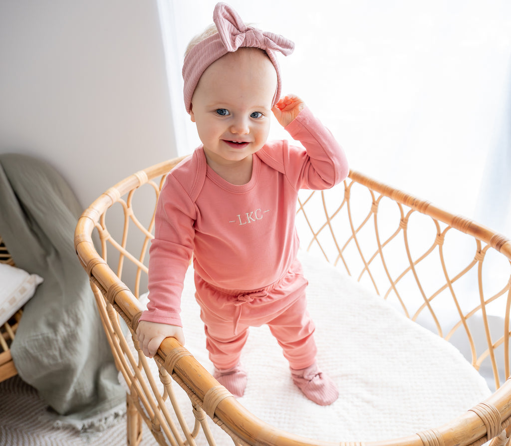 Organic Cotton Long Sleeve Body Suit & Pants Set