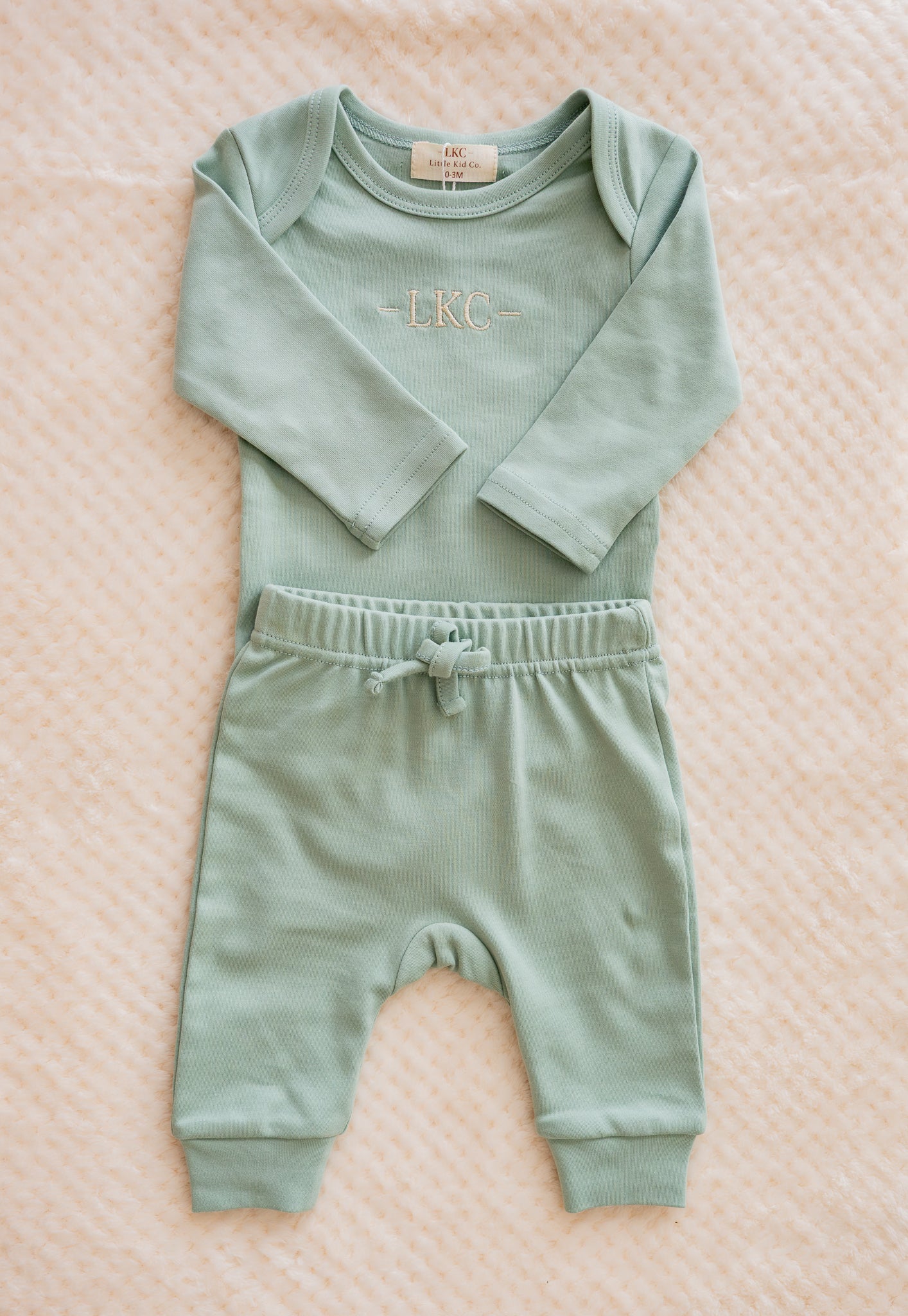 Organic Cotton Long Sleeve Body Suit & Pants Set