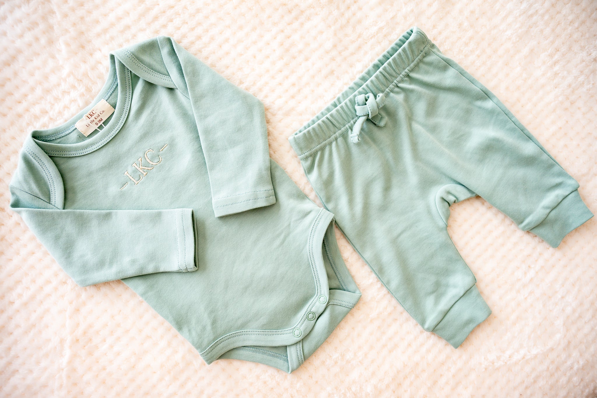 Organic Cotton Long Sleeve Body Suit & Pants Set