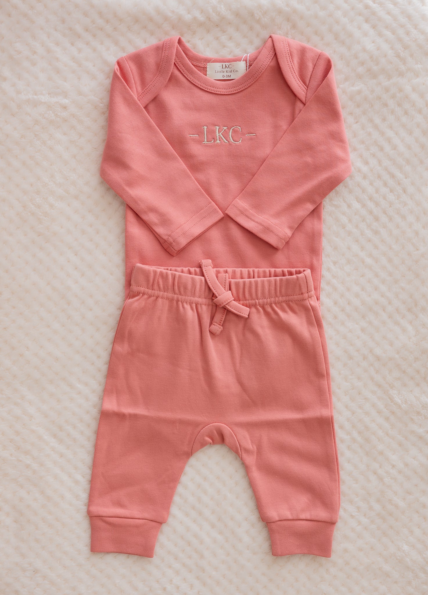 Organic Cotton Long Sleeve Body Suit & Pants Set