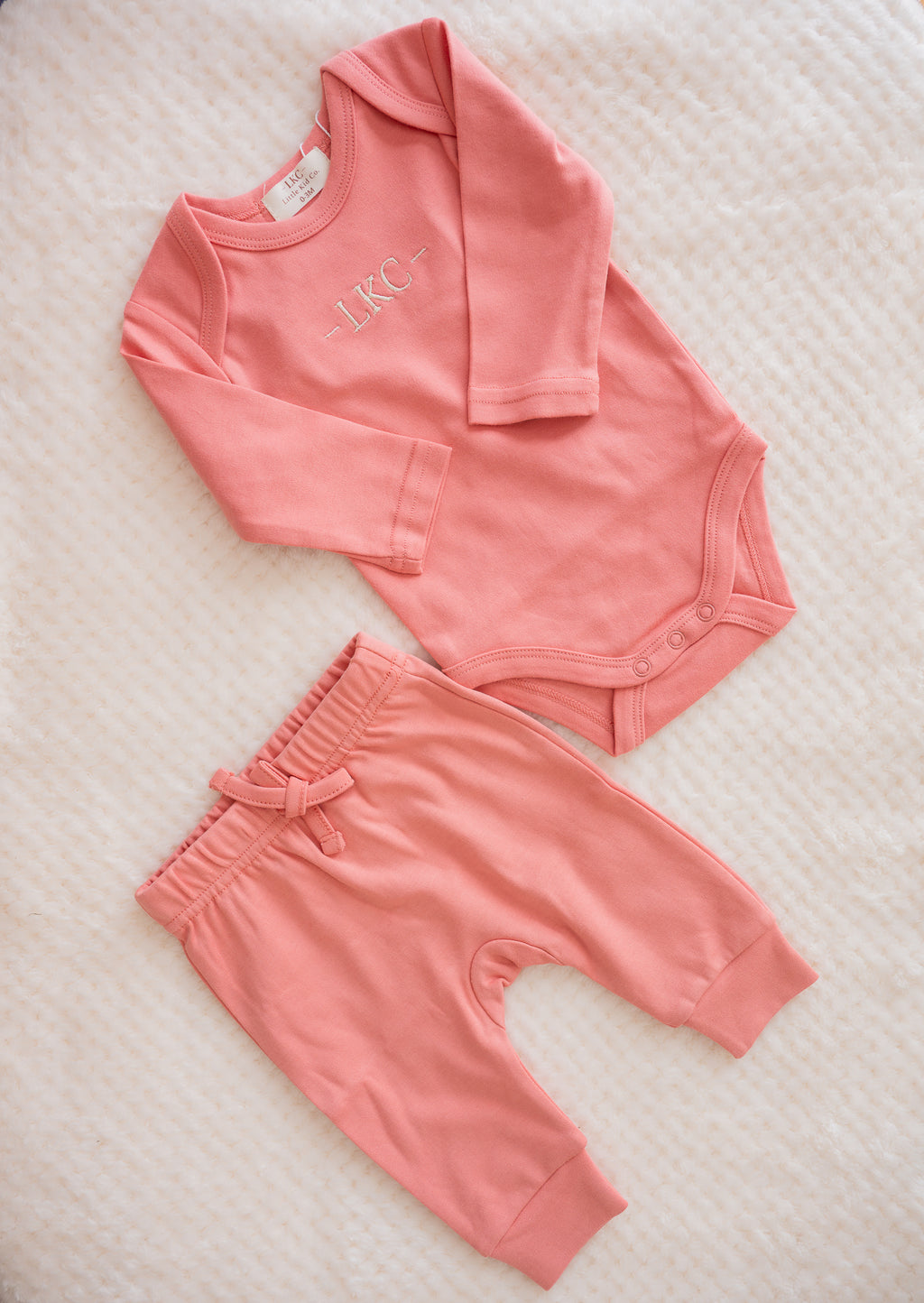 Organic Cotton Long Sleeve Body Suit & Pants Set