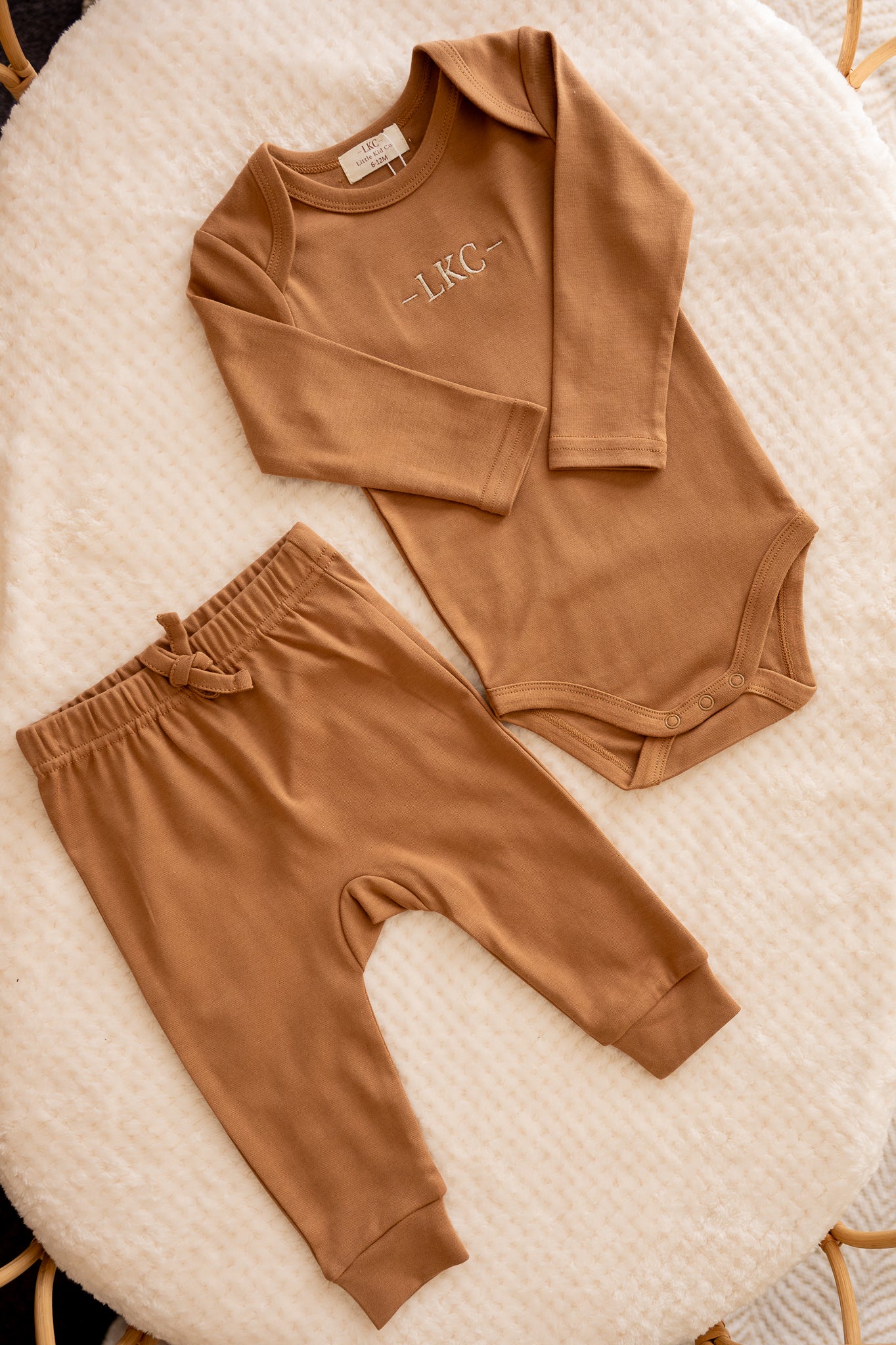 Organic Cotton Long Sleeve Body Suit & Pants Set