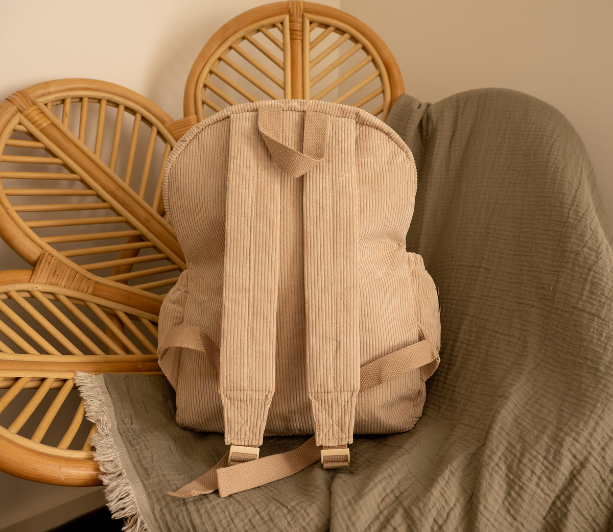 Personalised Corduroy Backpack