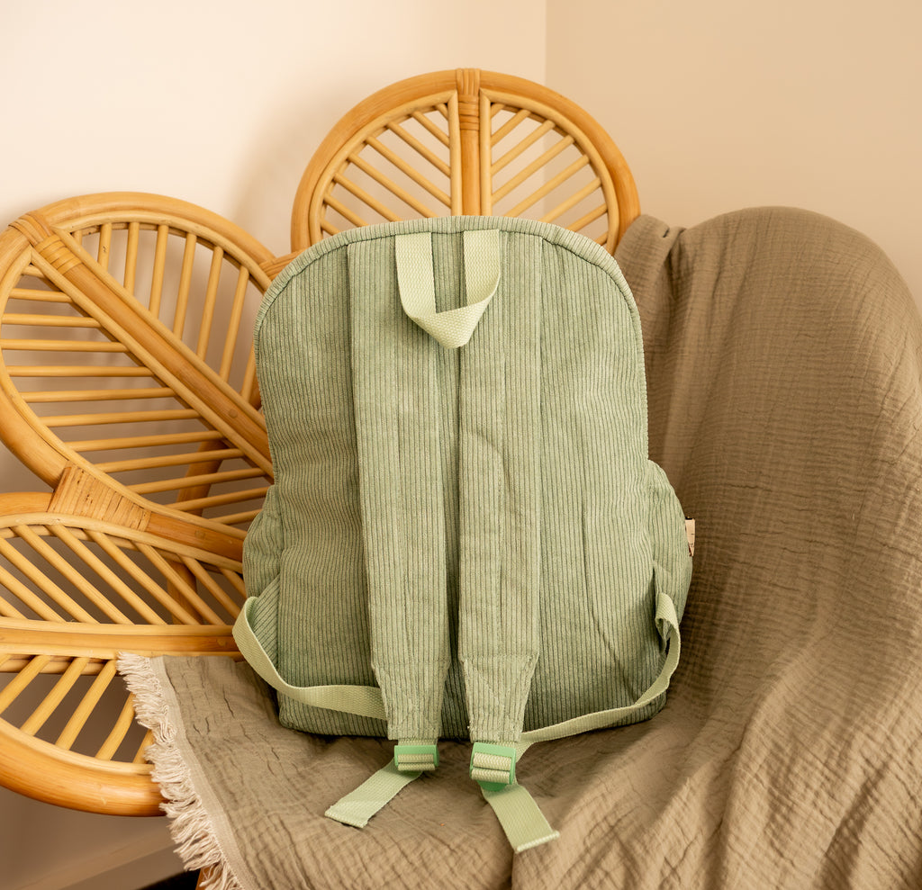 Personalised Corduroy Backpack