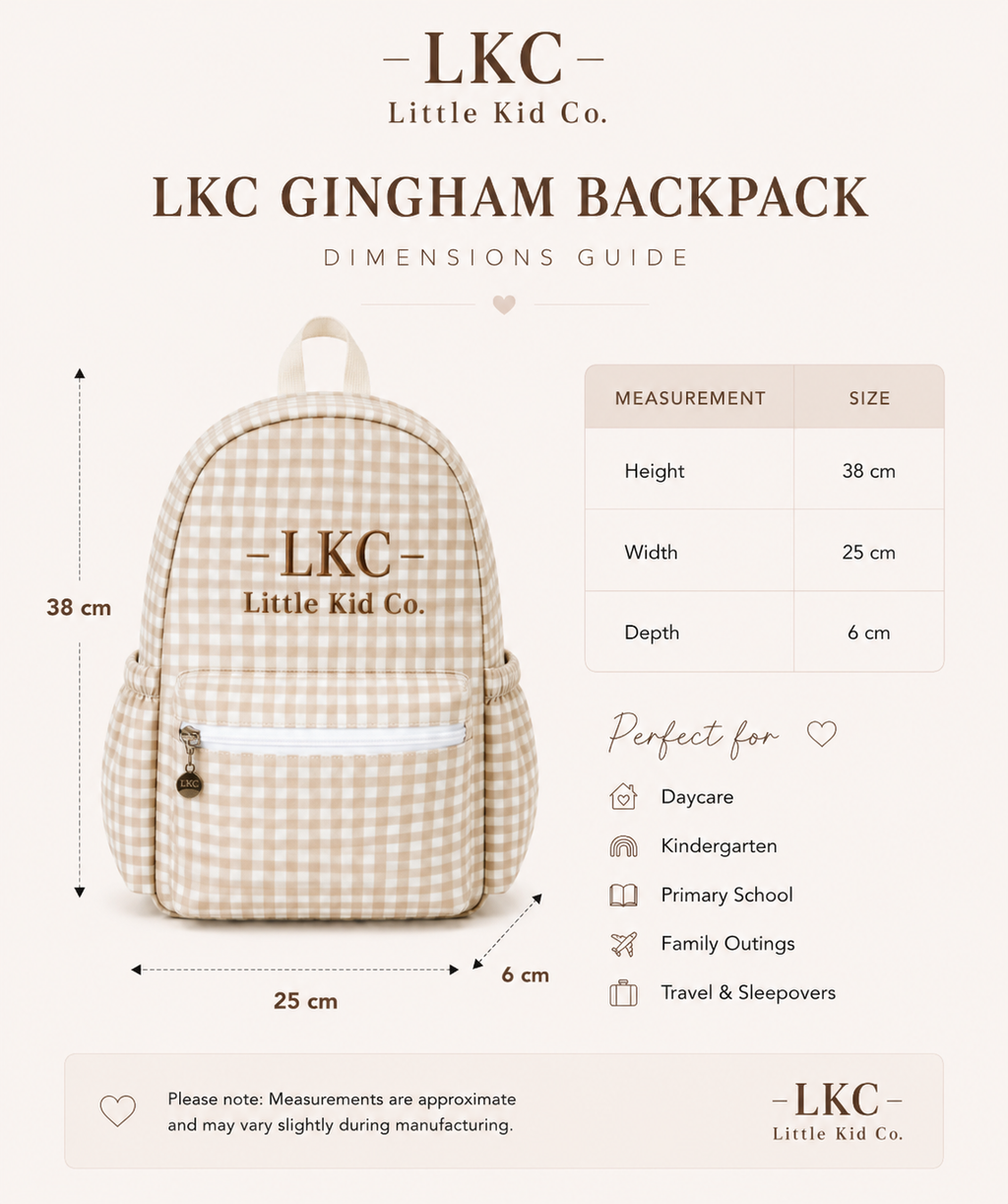 LKC Gingham Backpack’s