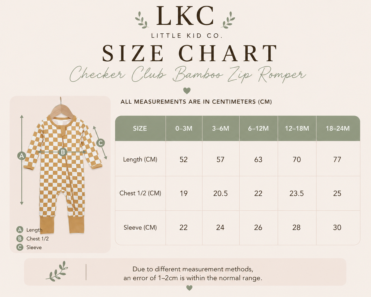 Bamboo LKC Checker Club Zip Romper