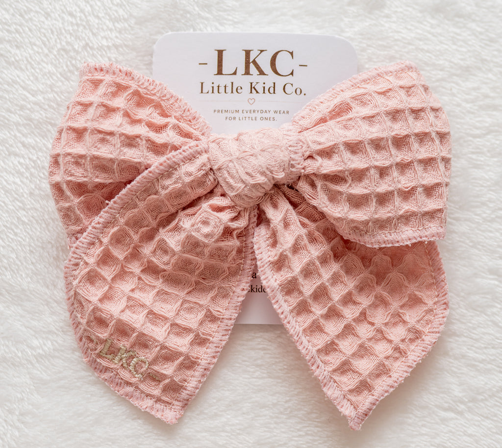 LKC Waffle Bow Clip