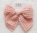 LKC Waffle Bow Clip