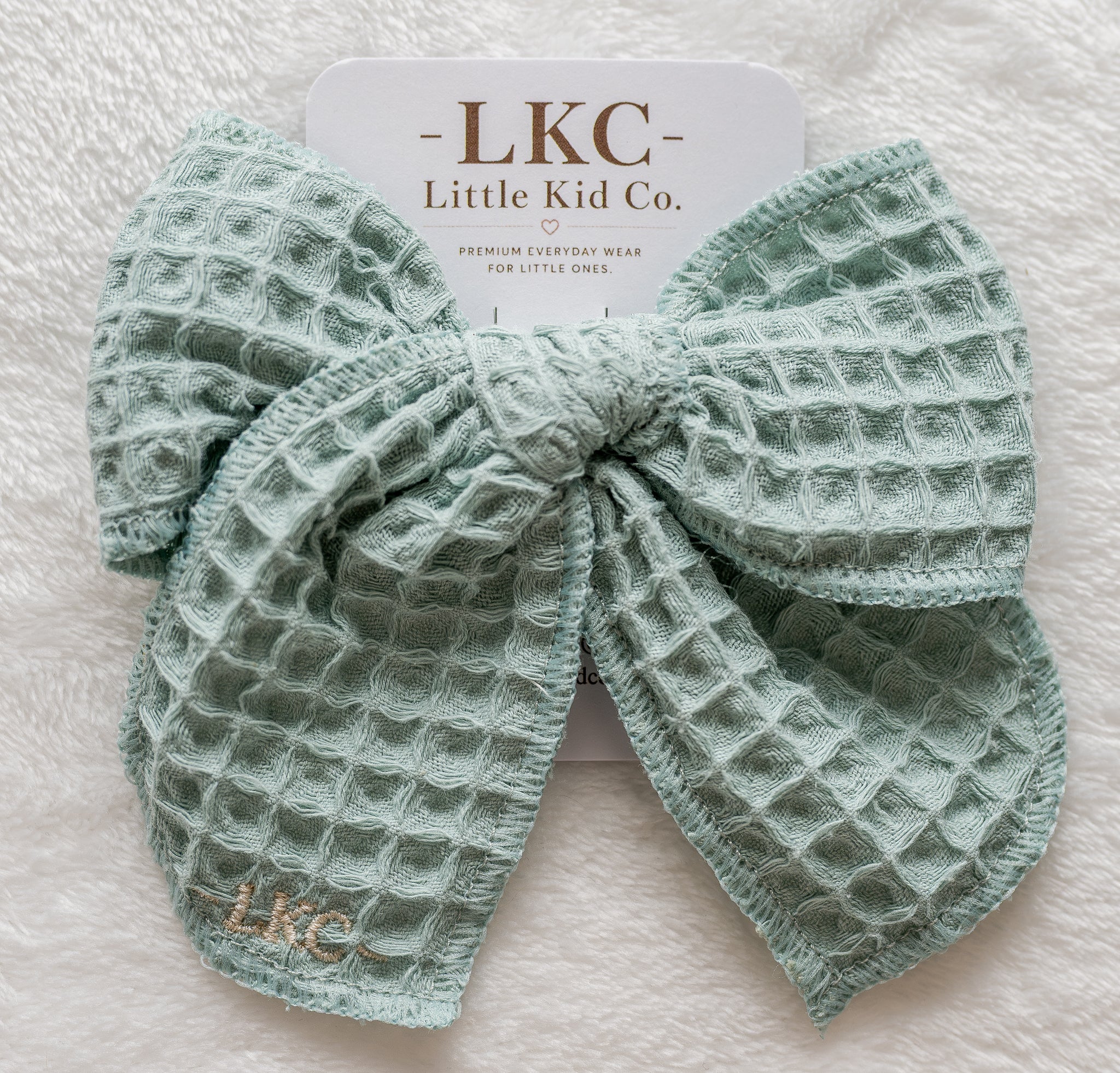 LKC Waffle Bow Clip