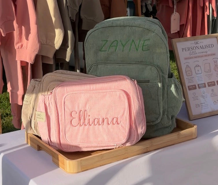 Personalised Corduroy Lunchbox