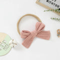 Cotton Woven Bow Headband