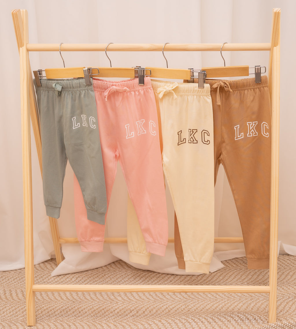 Organic Cotton LKC Varsity Print Jersey Pants