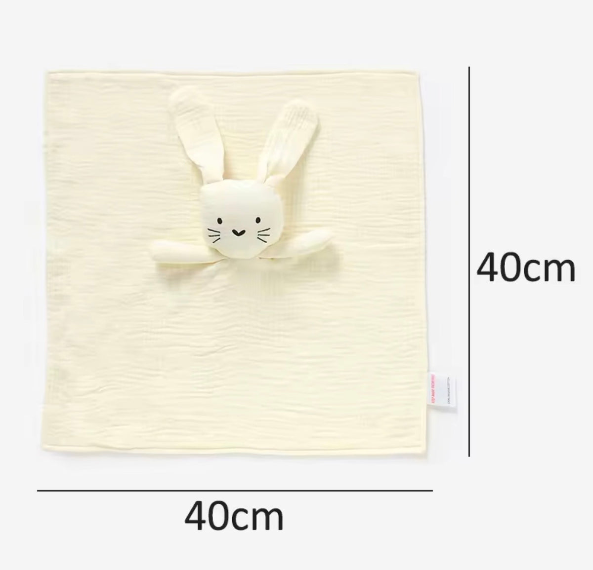 100% Organic Cotton Personalised Rabbit Comforter