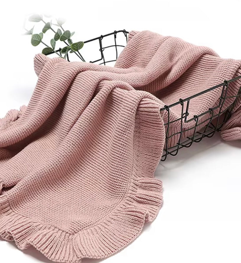 Soft Knitted Personalised Blanket