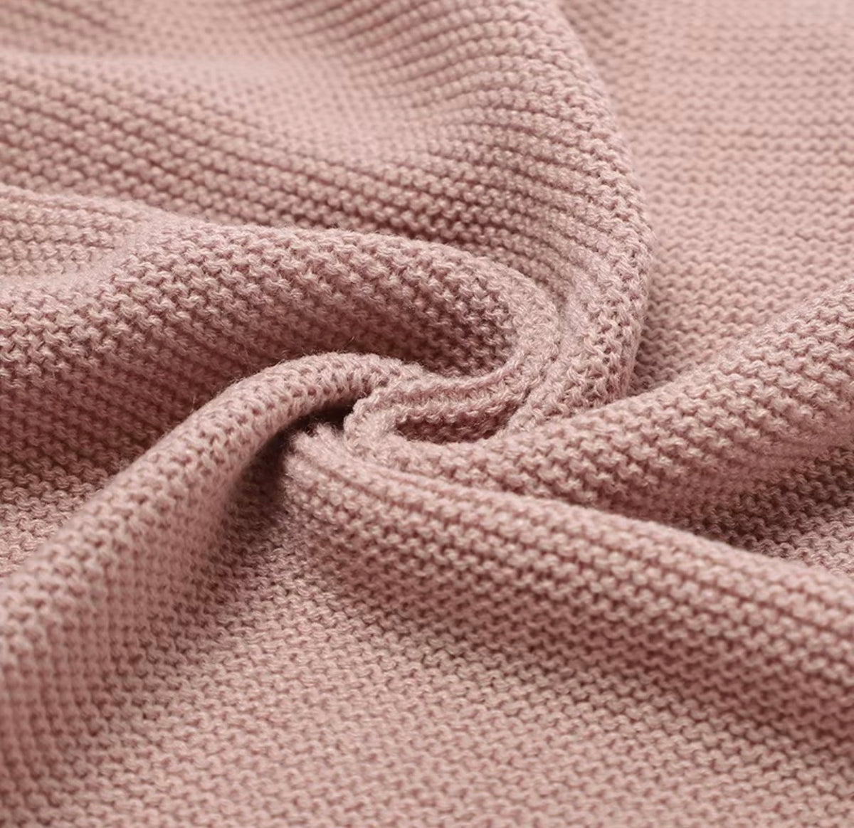 Soft Knitted Personalised Blanket