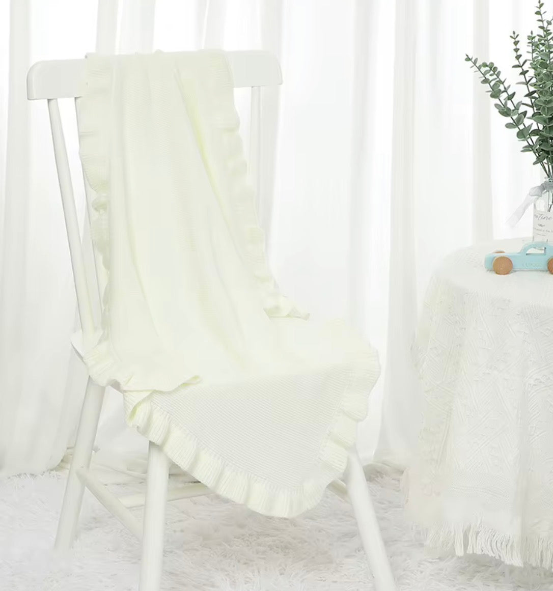 Soft Knitted Personalised Blanket