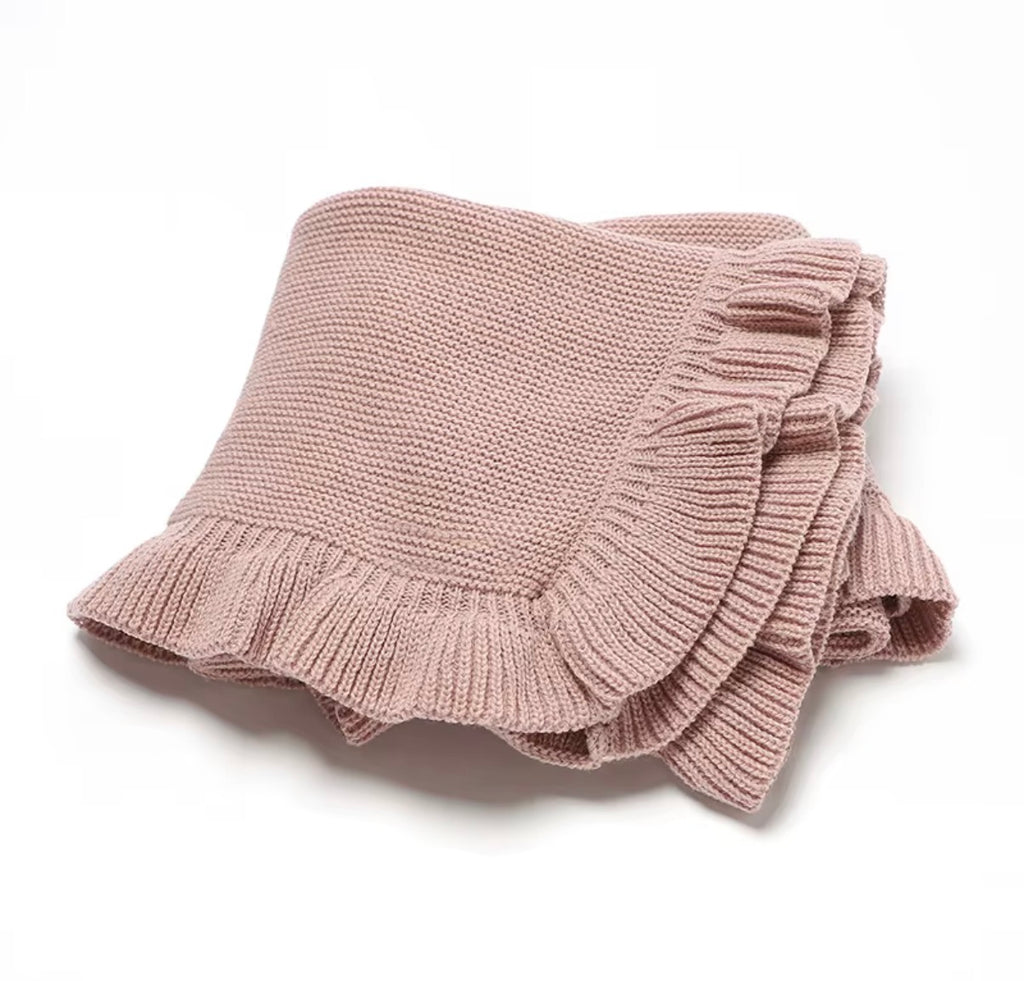 Soft Knitted Personalised Blanket
